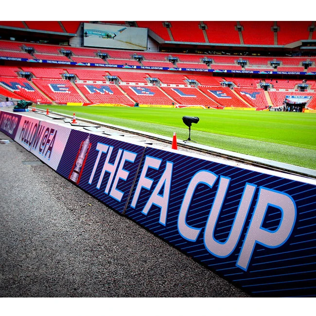 Waterproof P6.67 P8 P10 LED Display Perimeter Video Screen Advertising Players for Stadium Posters Video Wall Around Banner