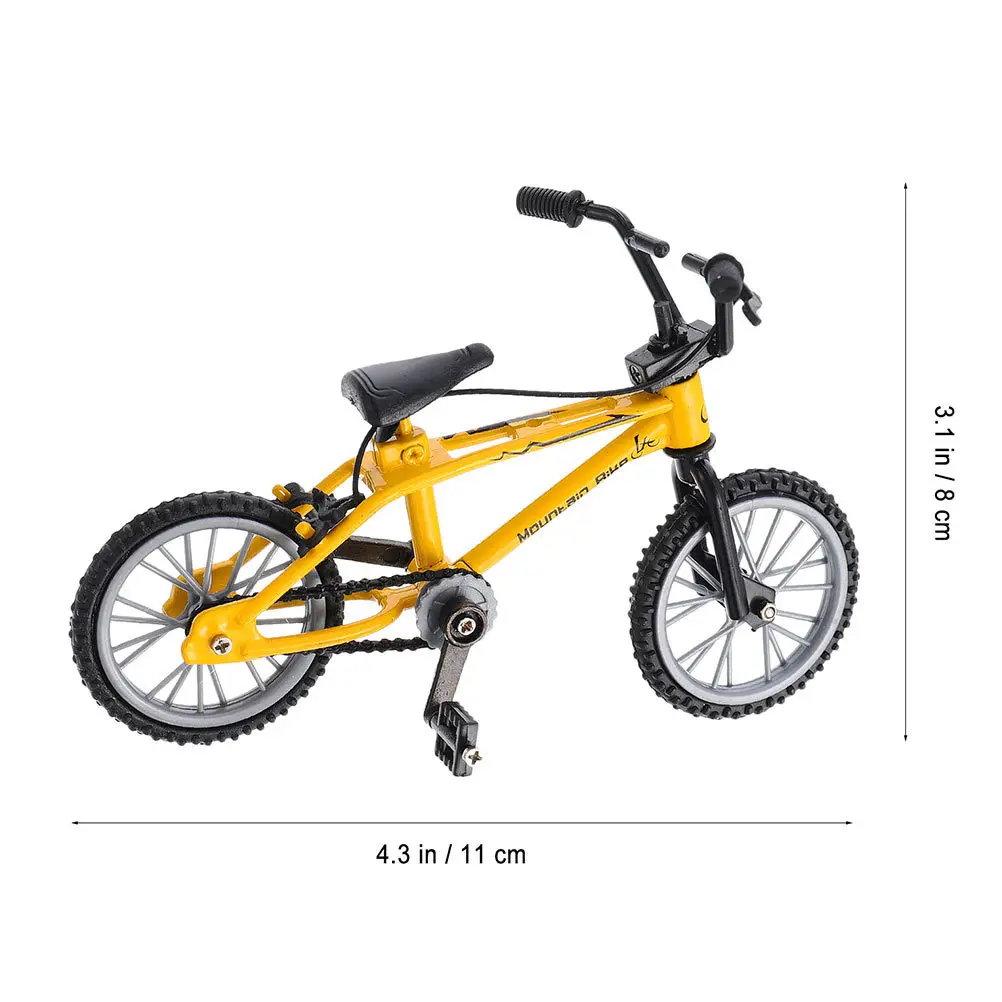 4 قطعة دراجات أصابع صغيرة متينة وعملية تدوم طويلاً، زينة منزلية لتخفيف التوتر، عشاق الدراجة، دراجة أصابع صغيرة