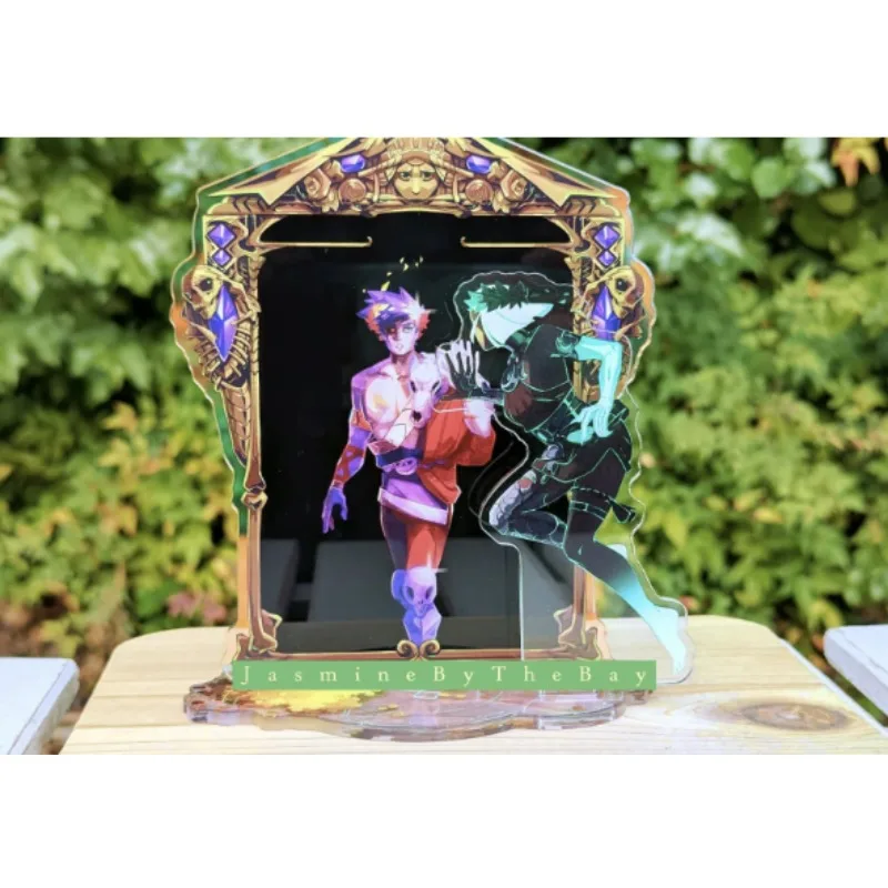 

Melinoe and Zagreus Mirror Standee Original Acrylic Handmade Cute Cartoon Anime Standee Pendant Toy Gift