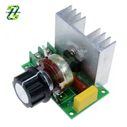 4000W 10-220V AC SCR Electric Voltage Regulator 4000W Motor Speed Controller Dimmers Dimming Speed