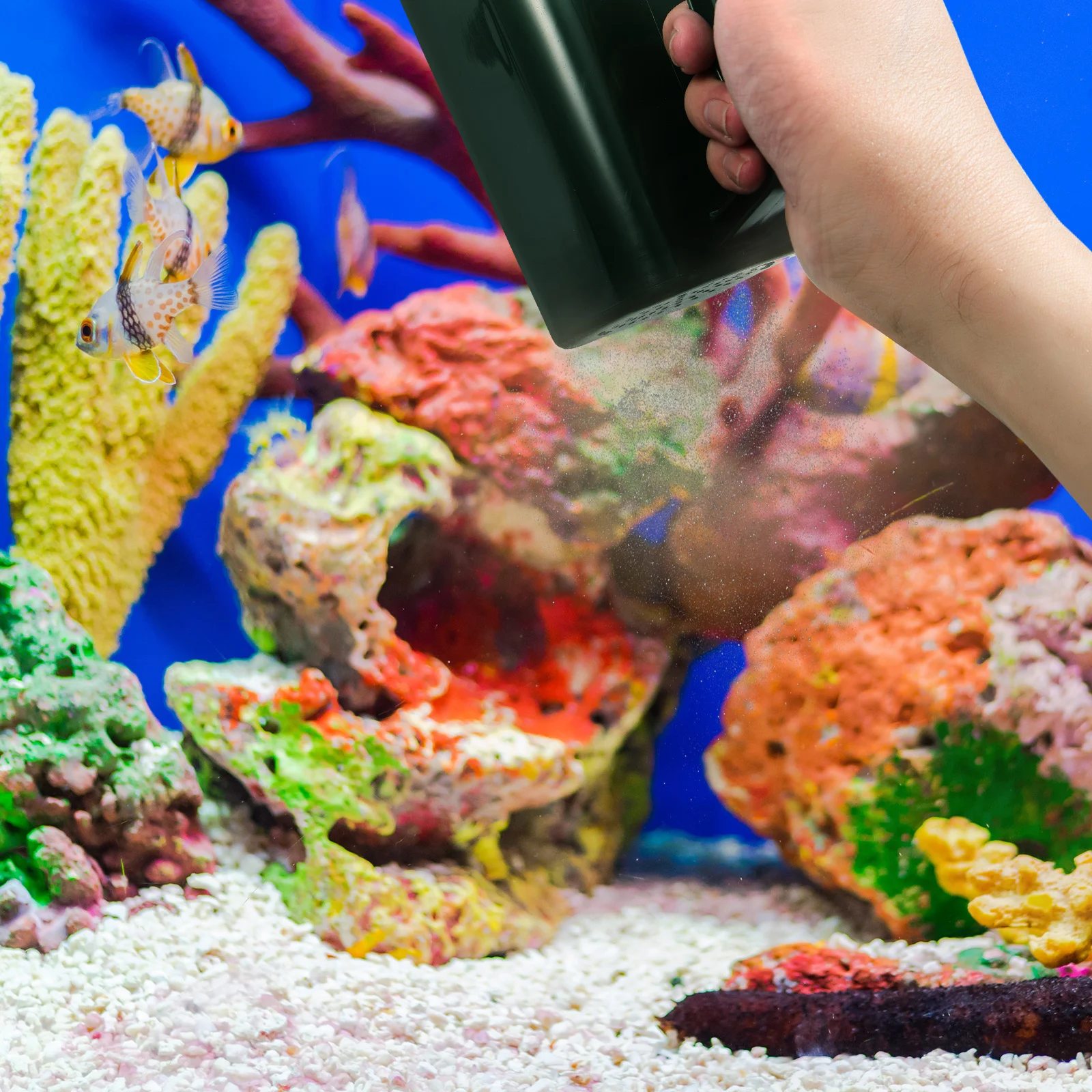 

Tank Sediment Cleaning Shovel Durable Plastic Aquarium Sand Scooper Convenient Filter Tool Fish Tank Shovel