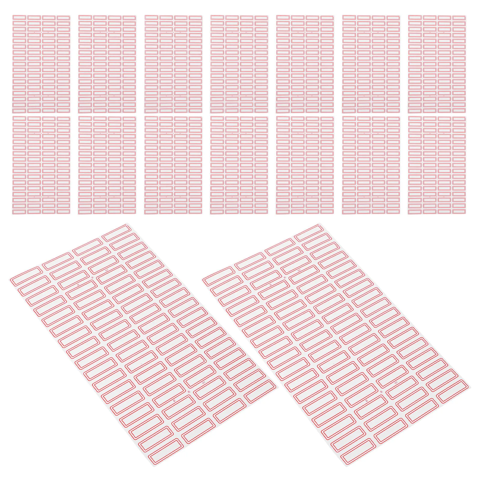 

68 Sheets Self Adhesive Labels Writable Blank Stickers for Storage Containers Jars Boxes File Folder Labels Mailing Address