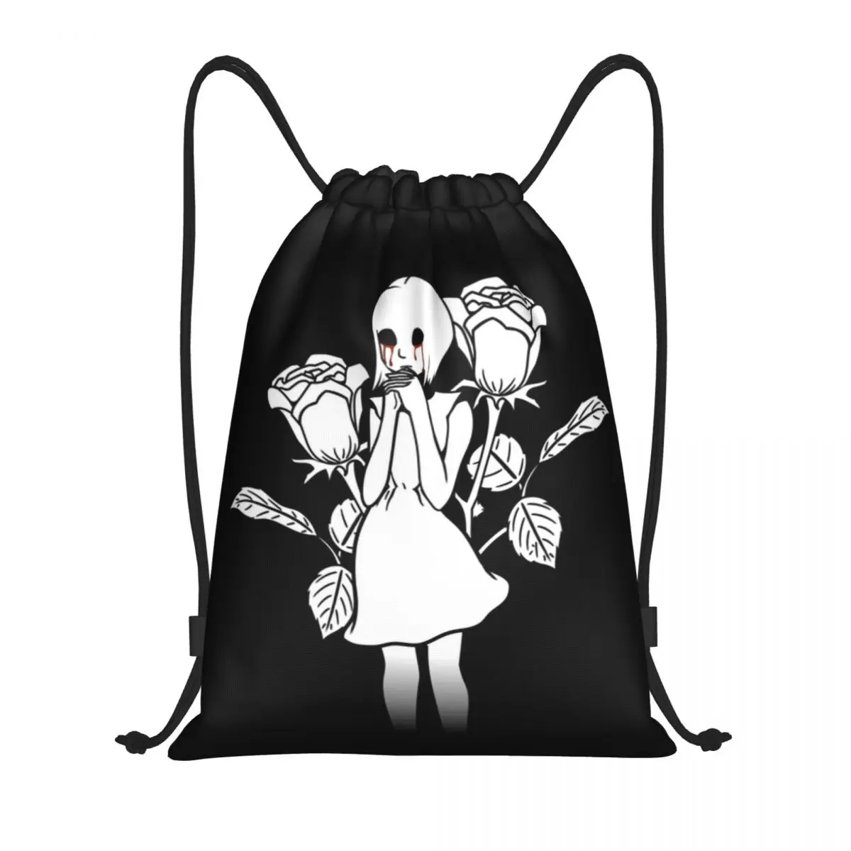 Custom Fran Swedish Horror Adventure Game Bow Drawstring Bags Women Men Portable Sports Gym Sackpack Shopping Storage Backpacks