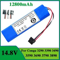 2025 NEW Rechargeable battery For Conga 3290 3390 3490 3590 3690 3790 3890 Sweeping Mopping Robot 14.8V 12800mah Vacuum Cleaner