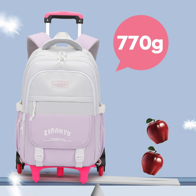 Boys School Trolley Bag with roller School Wheeled bag satchel School Rolling Backpack bags for teenager boys bookbag on wheels