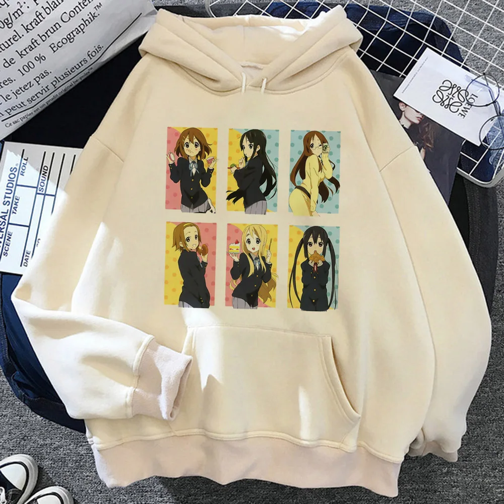 

K-on hoodie patterned anime sweater trendy printed design harajuku Y2K girl tracksuits patterned comic comfortable