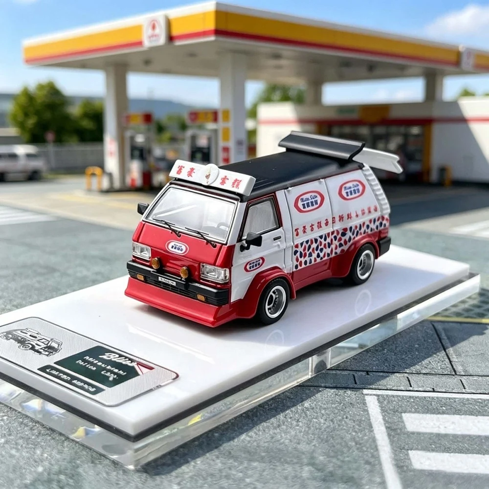 BLISS 1/64 Delica L300 Alloy Model Car Diecast Van with Display Case Miniature Collection Exhibition Limited Edition