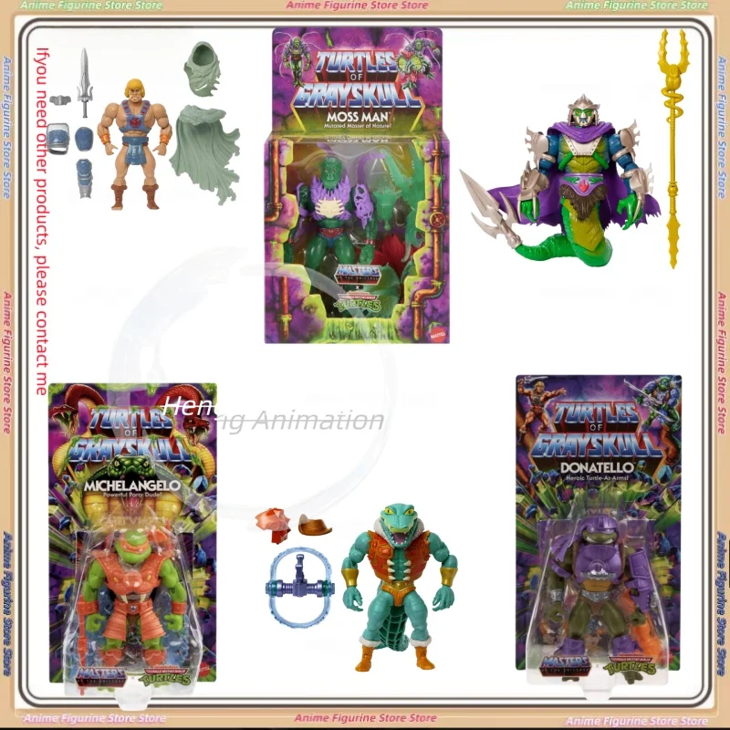 

Mattel He-Man Ninja Turtles Turtles of Grayskull Co-branded Articulated Model Toy Figure Gift