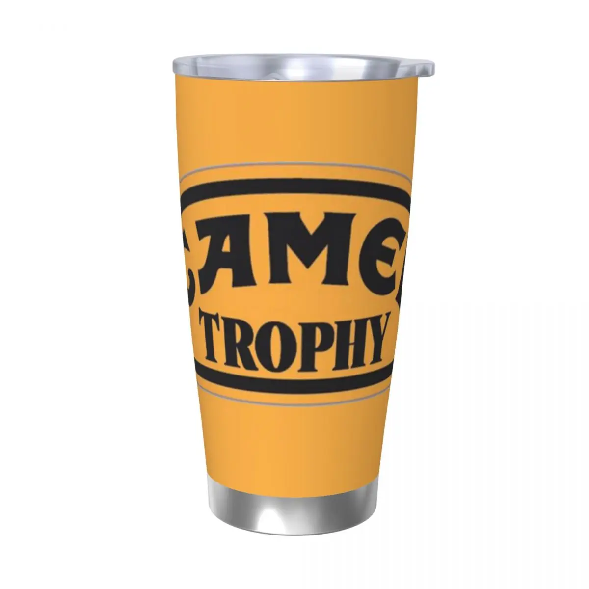 Camel Trophy Classic Logo Insulated Tumbler with Straws Vacuum Coffee Mugs Outdoor Portable Thermos Bottle Cups, 20oz