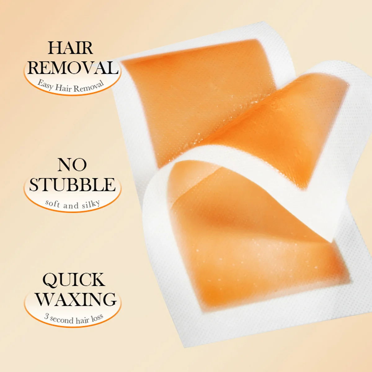 Honey Double-sided Hair Removal Wax Paper for Armpit and Leg Hair, Body Hair Removal