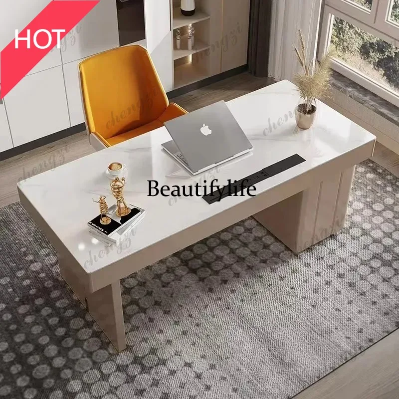 A49 Rectangular Drawers Computer Desks Modern Luxury Writing Executive Laptop Table Living Room Reading Mesa Para Notebook Furni