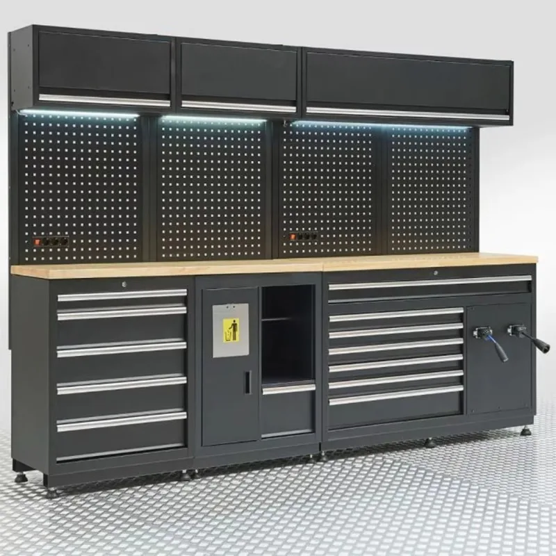 Full Garage Workbench Tool Chest Cabinet with Drawers Customizable OEM & OBM Support for Tool Storage