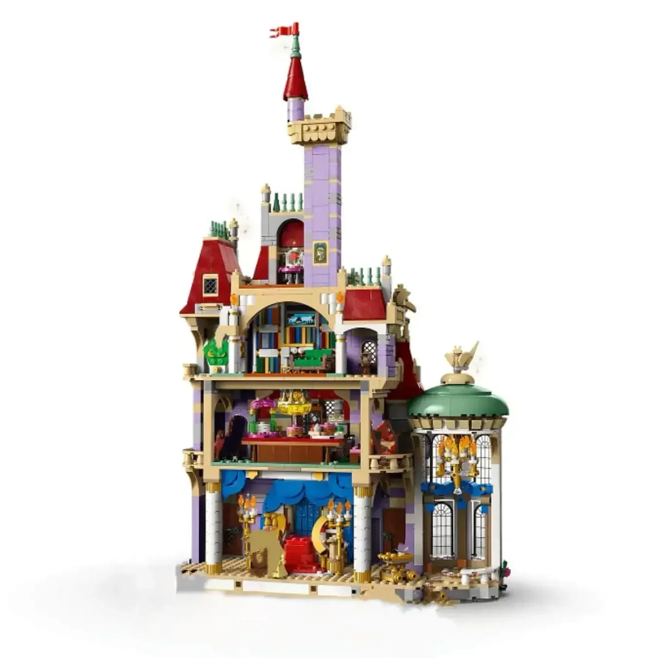 NWE Prinzessin Schloss Romantisches Spielzeug 43263 Modulares Modell für Mädchen Pädagogische Bausteine Geburtstagsgeschenk Dekoratives Spielzeug 2916 Stück