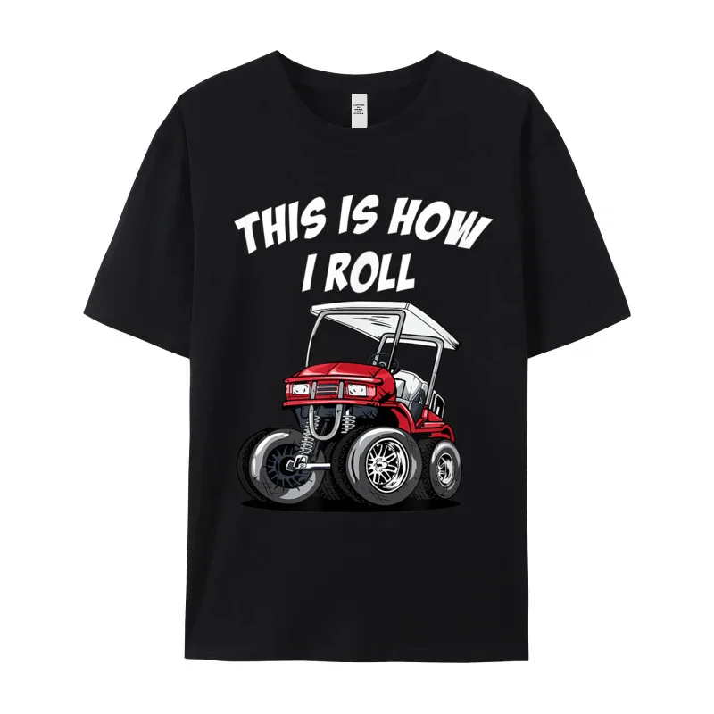 Family This is How I Roll O Neck T-Shirt Mother Day Tees Short Sleeve Grandpa Family 100% Cotton Outdoor T-shirts