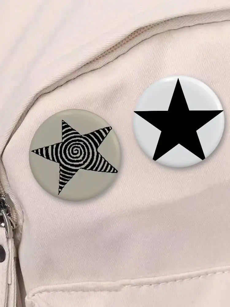 Y-Yoshitomo n-natur Y2K broches de bouton souples esthétiques drôle j'aime d-domo Badges bouton broche à la main pour vêtements Badge