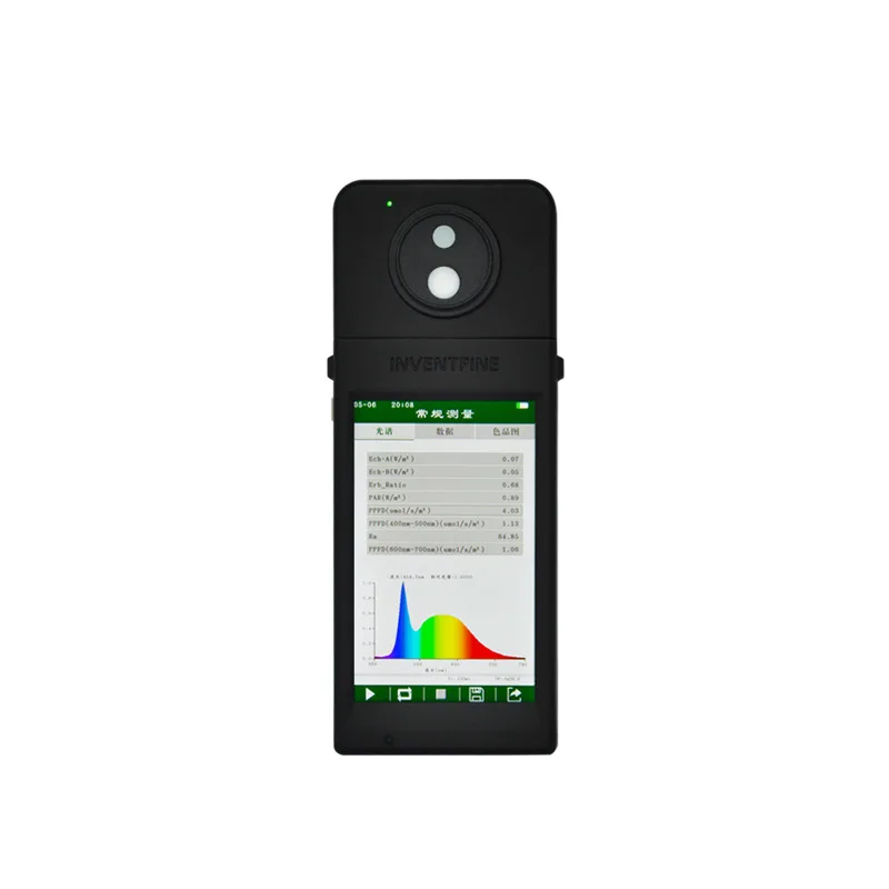 

Spectral Color Illuminometer, Plant Growth Light PPFD Handheld Spectral Color Illuminometer