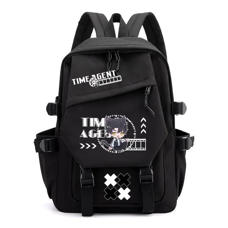 

Chibi, Black White Pink Green, Link Click, Student Kids Teens School Bags, Large Capacity Mochilas Anime Backpacks Girls Boys