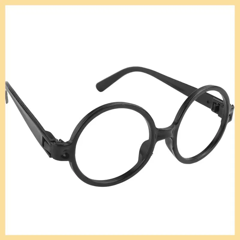 

Wizard Party Set Kit Witch Broom Pencils,Wizard Glasses With Round Frame No Lenses,Lightning-Pattern Bolt Temporary Tattoo