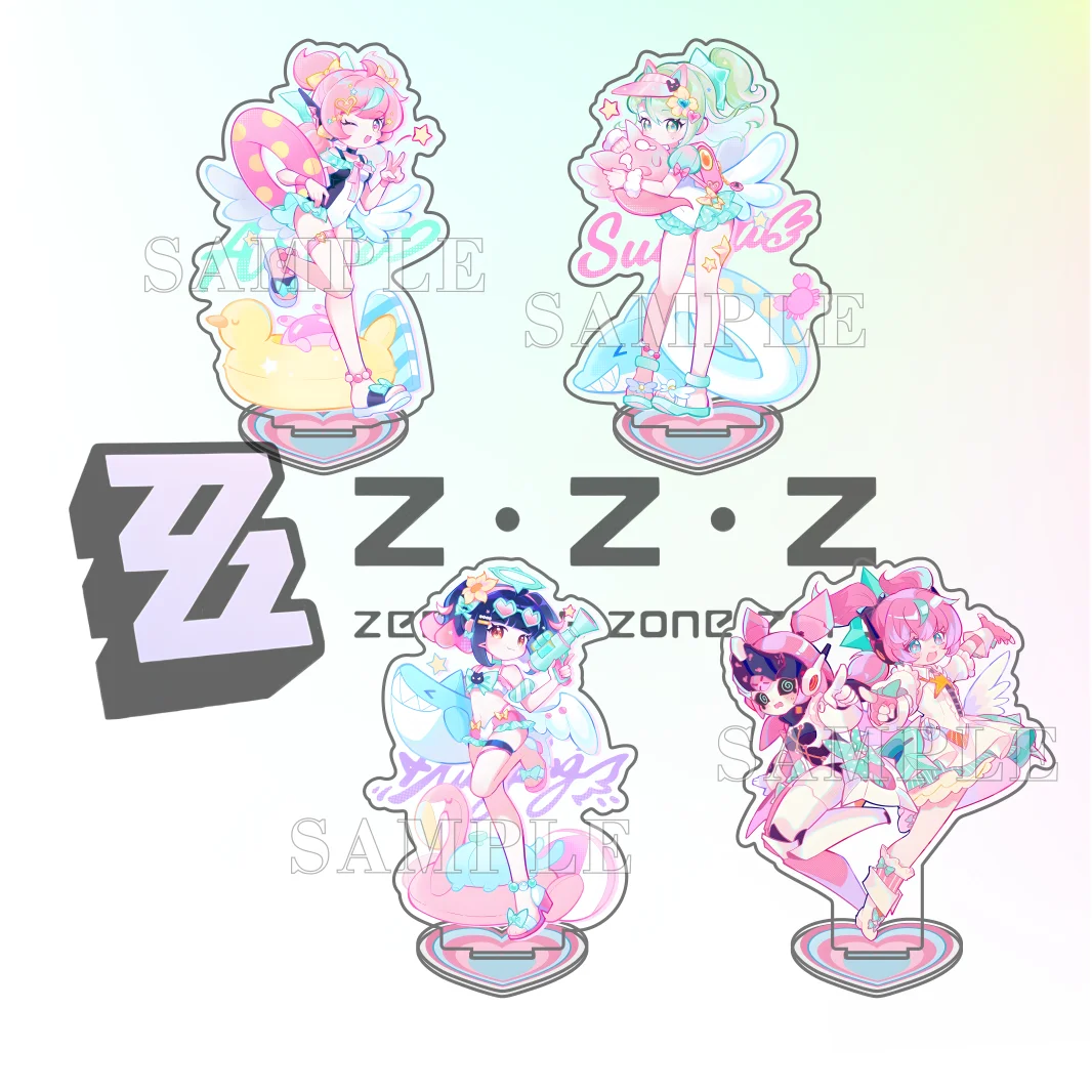 Zenless Zone Zero Game ZZZ Fanart Illustrationbi Acrylic Stand Remielle Dan Figure Model Plate Desk Decor Keychain Gifts 13CM