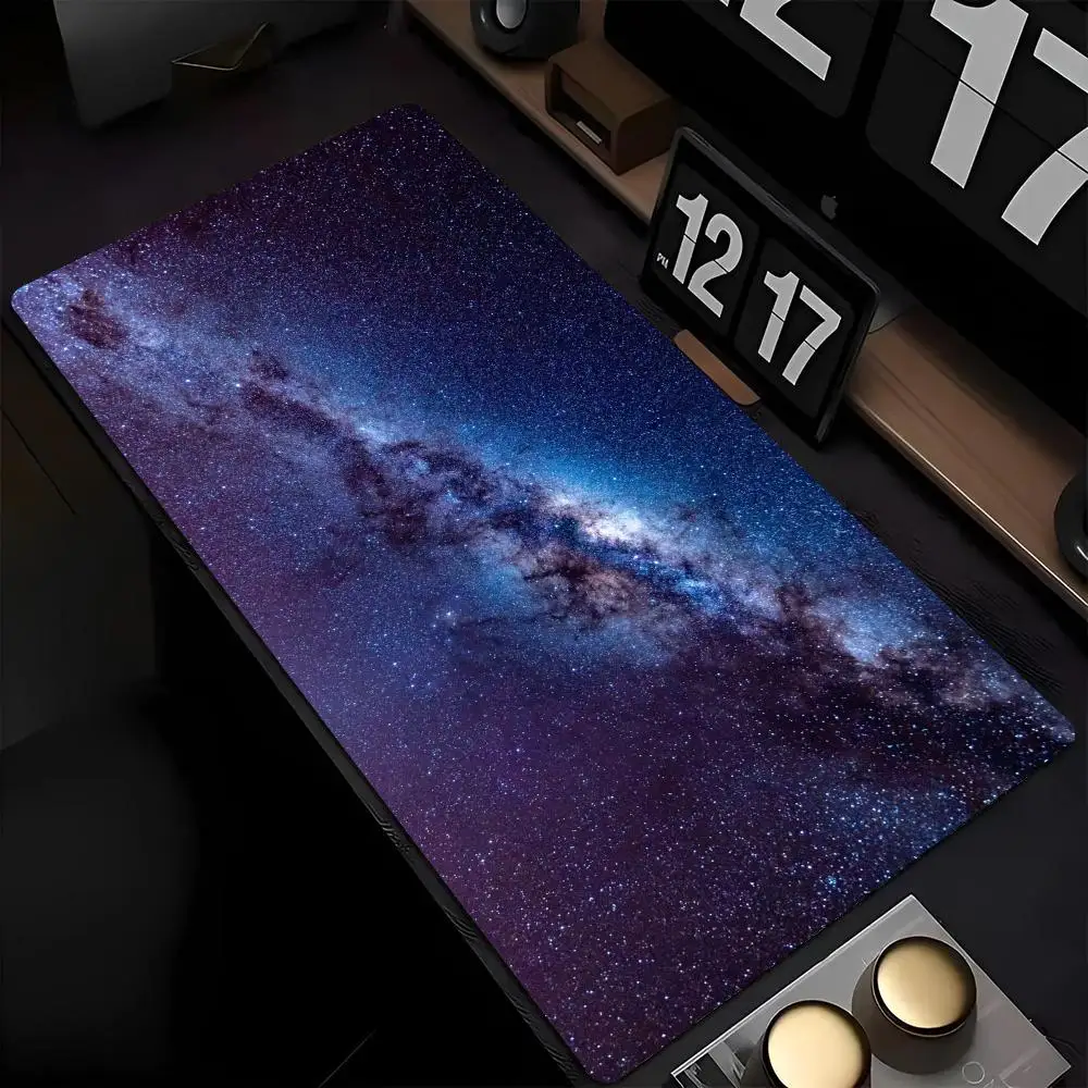 Night Starry Sky Space Galaxy Mouse Pad game mause pads cs lol XXL Home HD Computer Desk Mats Carpet Gamer Office Laptop Boys Gi