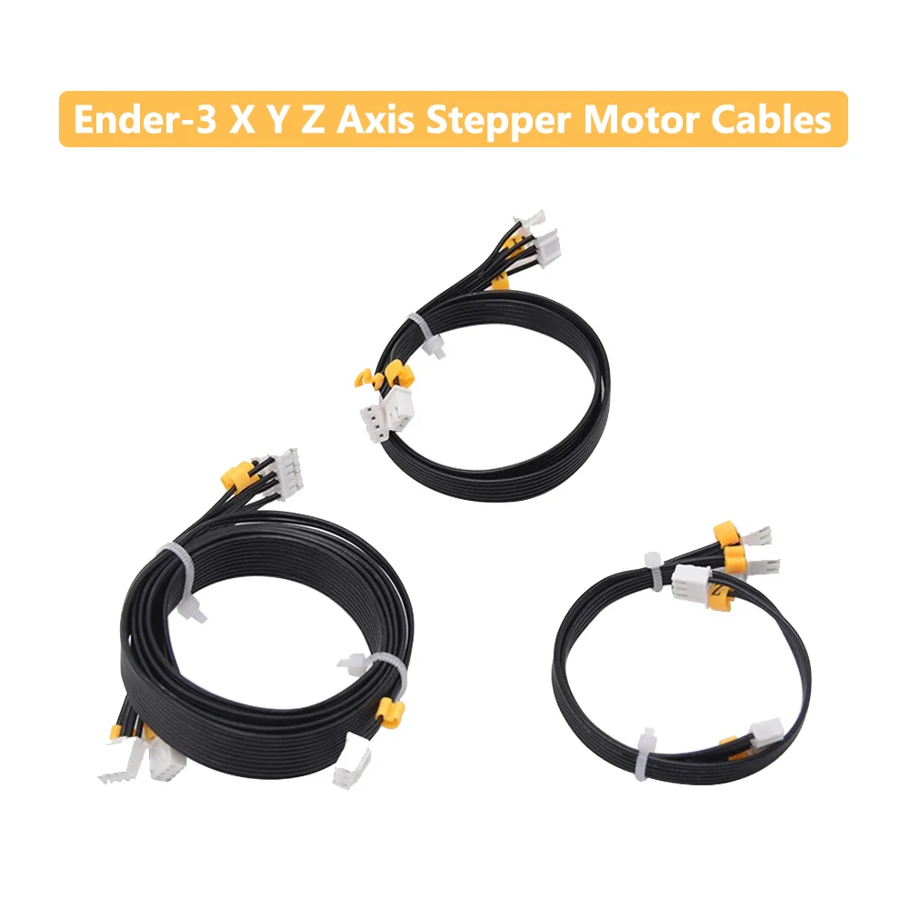 

3PCS Ender-3 X Y Z Axis Stepper Motor Cables and for Ender 3 / Ender 3X / Ender 3 Pro/Ender 3 Prox