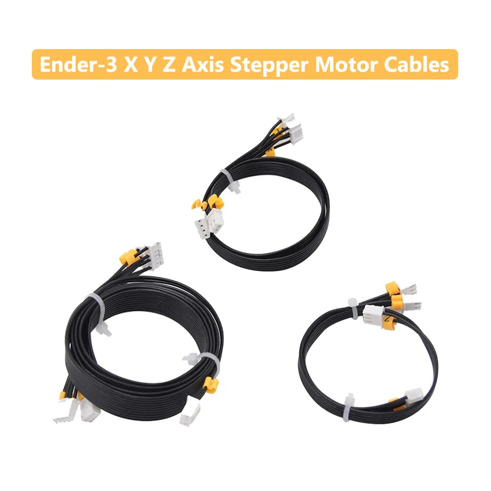 3PCS X Y Z Axis Stepper Motor Cables for Ender 3