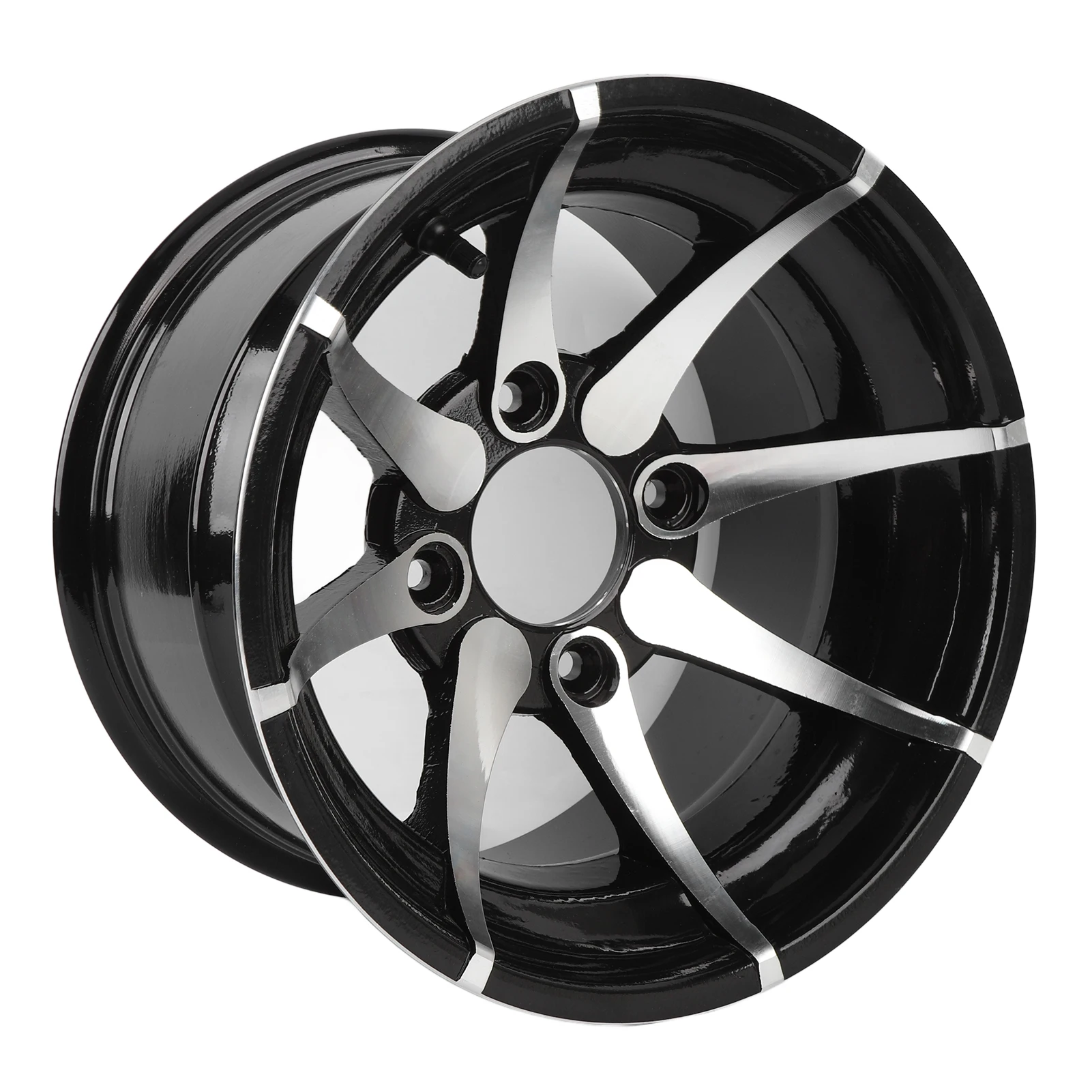

12 Inch ATV Wheel Rim High Strength Sporty Look 235/30-12 Aluminum Alloy Rim for Go Karts Carts ATV Replacement Wheel Rim