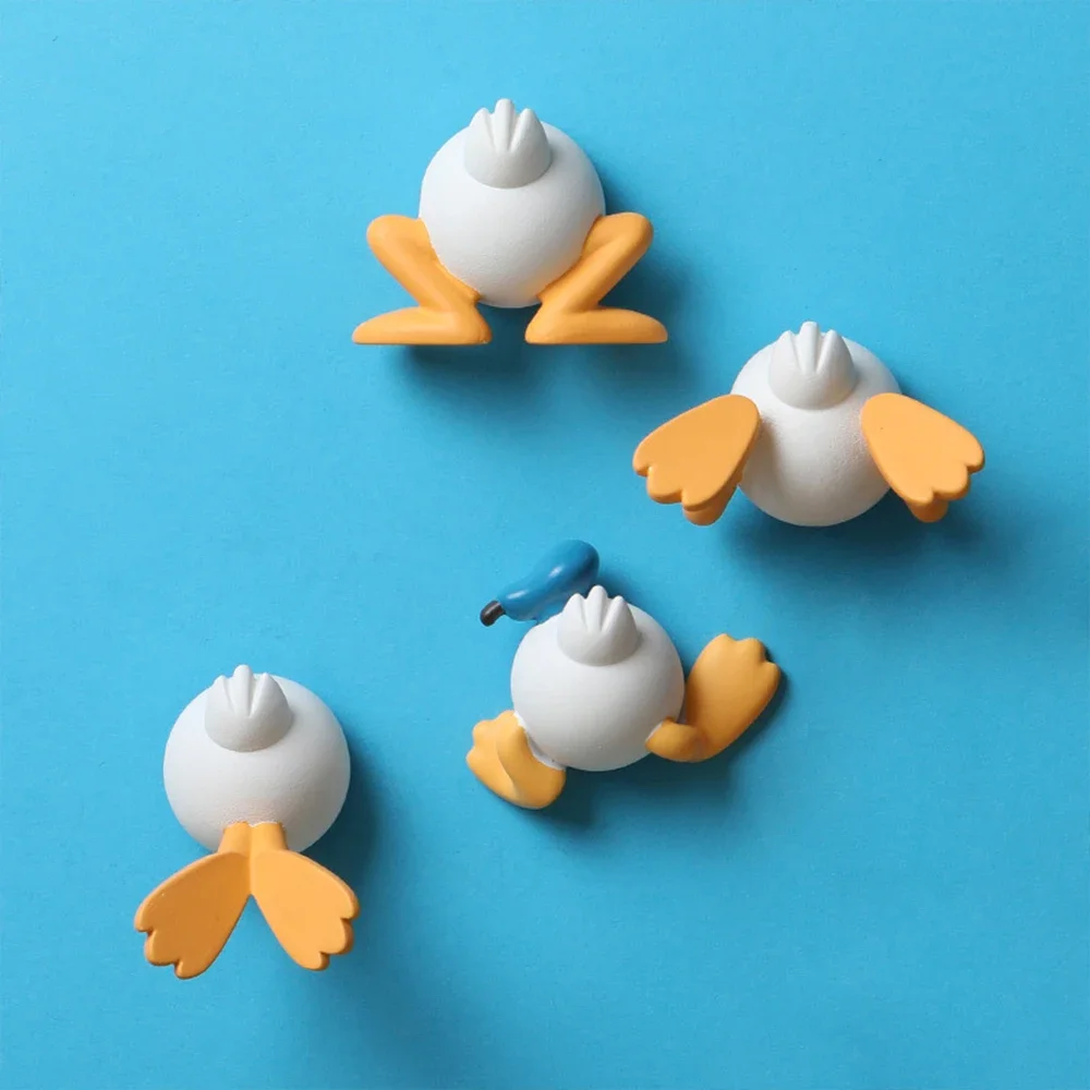 Duck Butt Cartoon Cute Refrigerator Stickers Creative Cartoon Personality Design Message Board Decoration Ornaments Styles