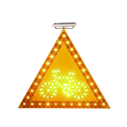 Solar Traffic Safety Warning Traffic Road Signs Aluminum led Warning Sign