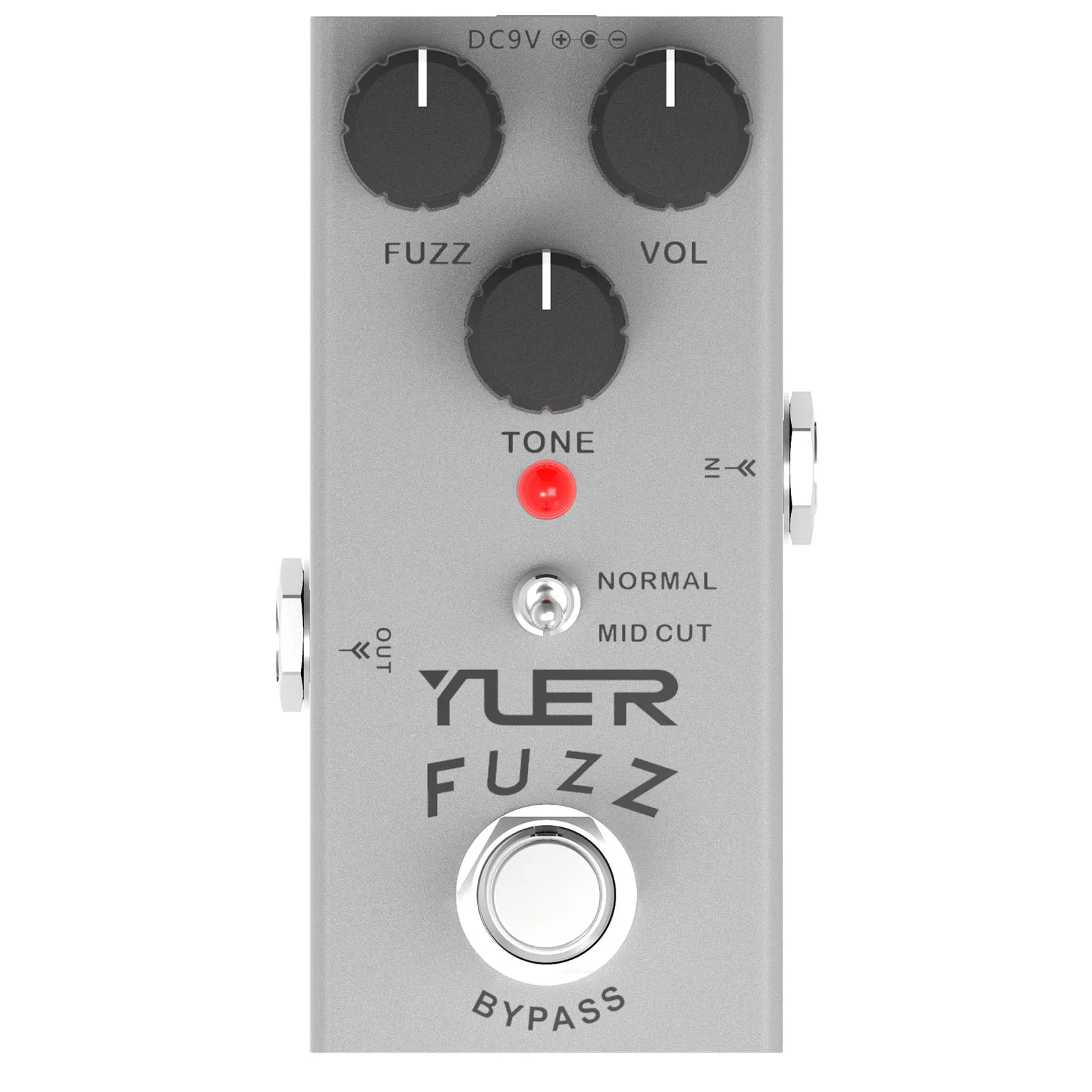 guitar effect pedal FUZZ True Bypass Full Metal Shell Guitar Parts & Accessories Mini Single Type Dc 9V True Bypass