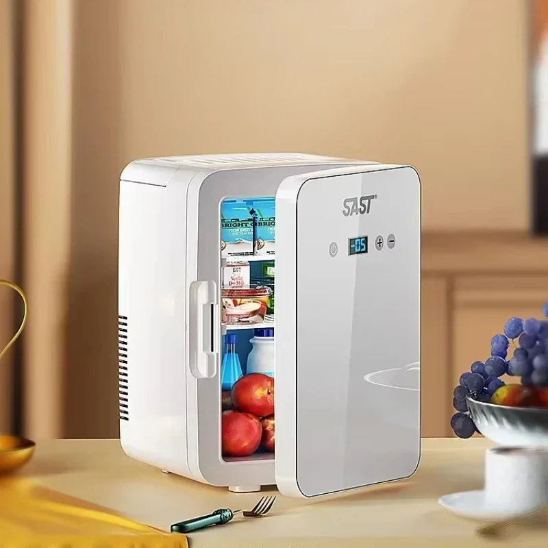 

Мини-интеллектуальный многофункциональный холодильник с малым отделением для заморозки: домашнее охлаждение. Подходит для общежитий, офисов и автомобилей