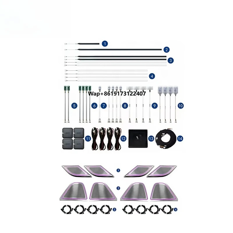 

Hot Sale Automotive Interior Accessories Car Speaker Cover Ambient Light for XFL 2021-2024