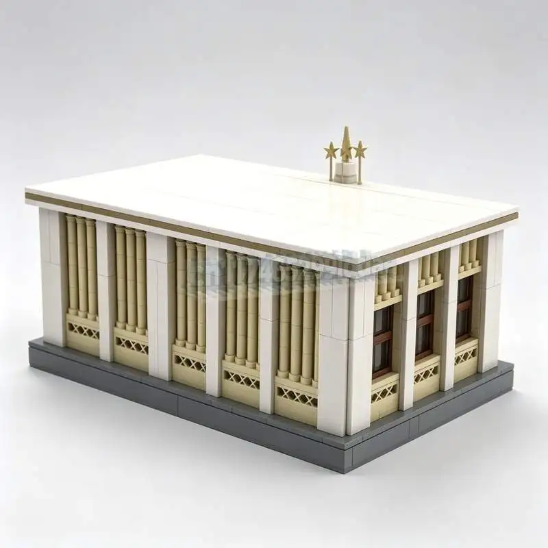 NEW 1562PCS Library Modular MOC Creative Street View Model Custom Puzzle Architecture DIY Education Assembly Building Blocks Toy