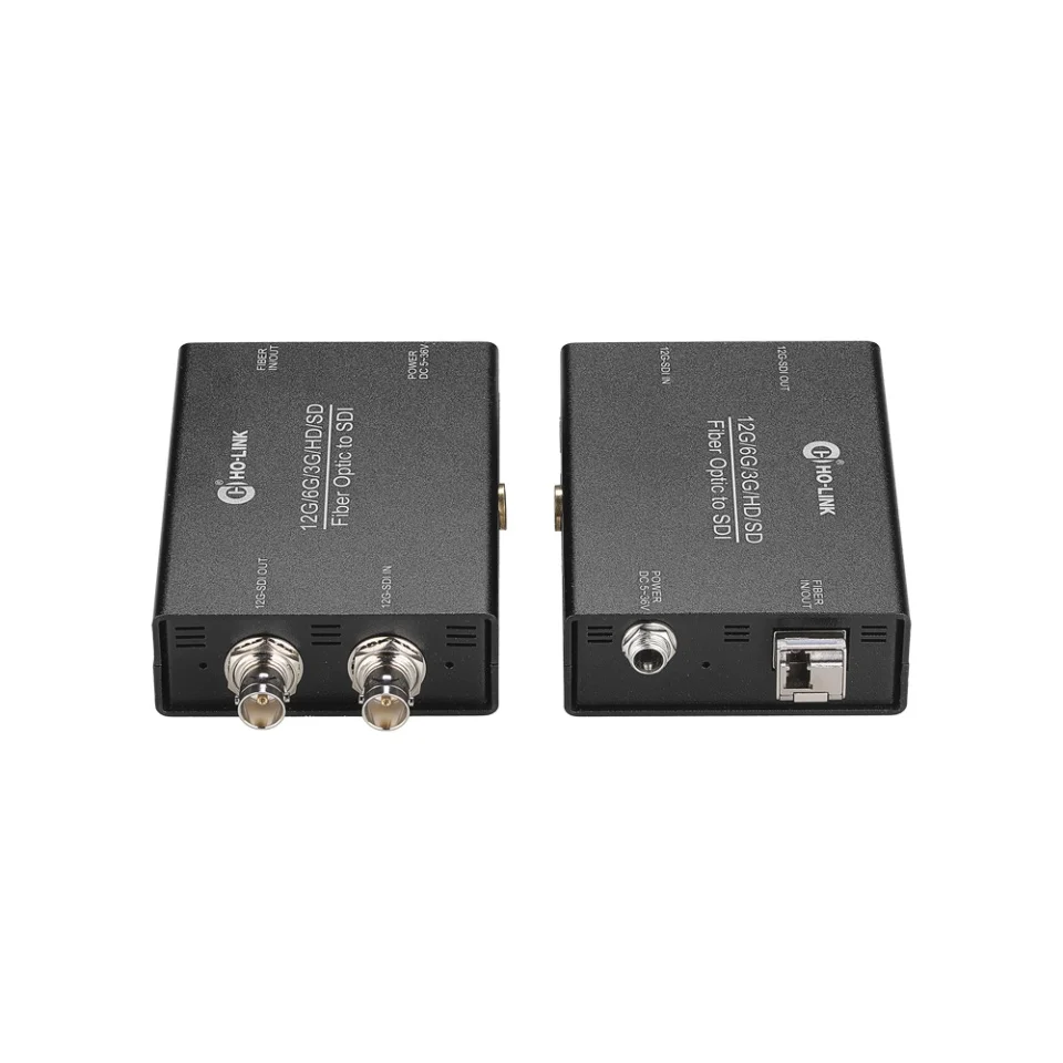 NEW Single Mode  Fiber Optic Extender with 12G/6G/3G/HD/SD-SDI
