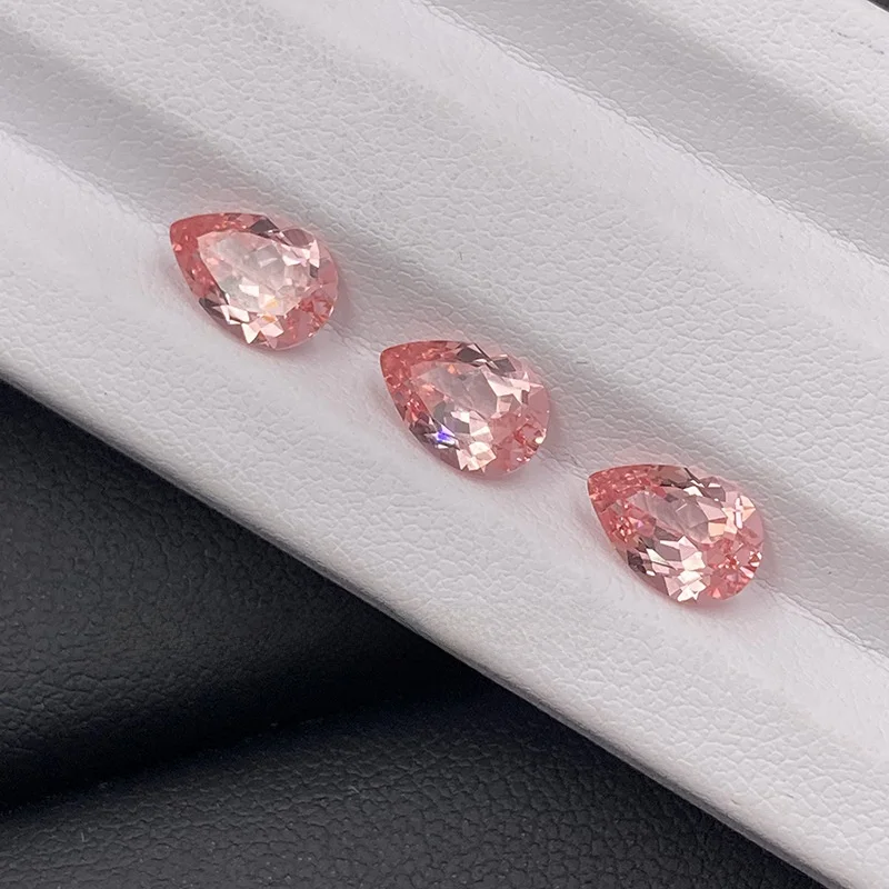 

Сапфир, выращенный в лаборатории, в форме груши, свободный камень, синтетический синий сапфирVVSClarity