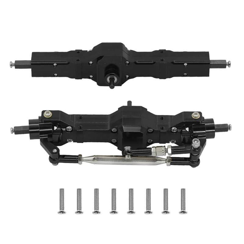 RC Car Metal Front And Rear Axle Assembly Kit For WPL C14 C24 B14 B24 B16 B36  Feiyu RC Car Update Parts