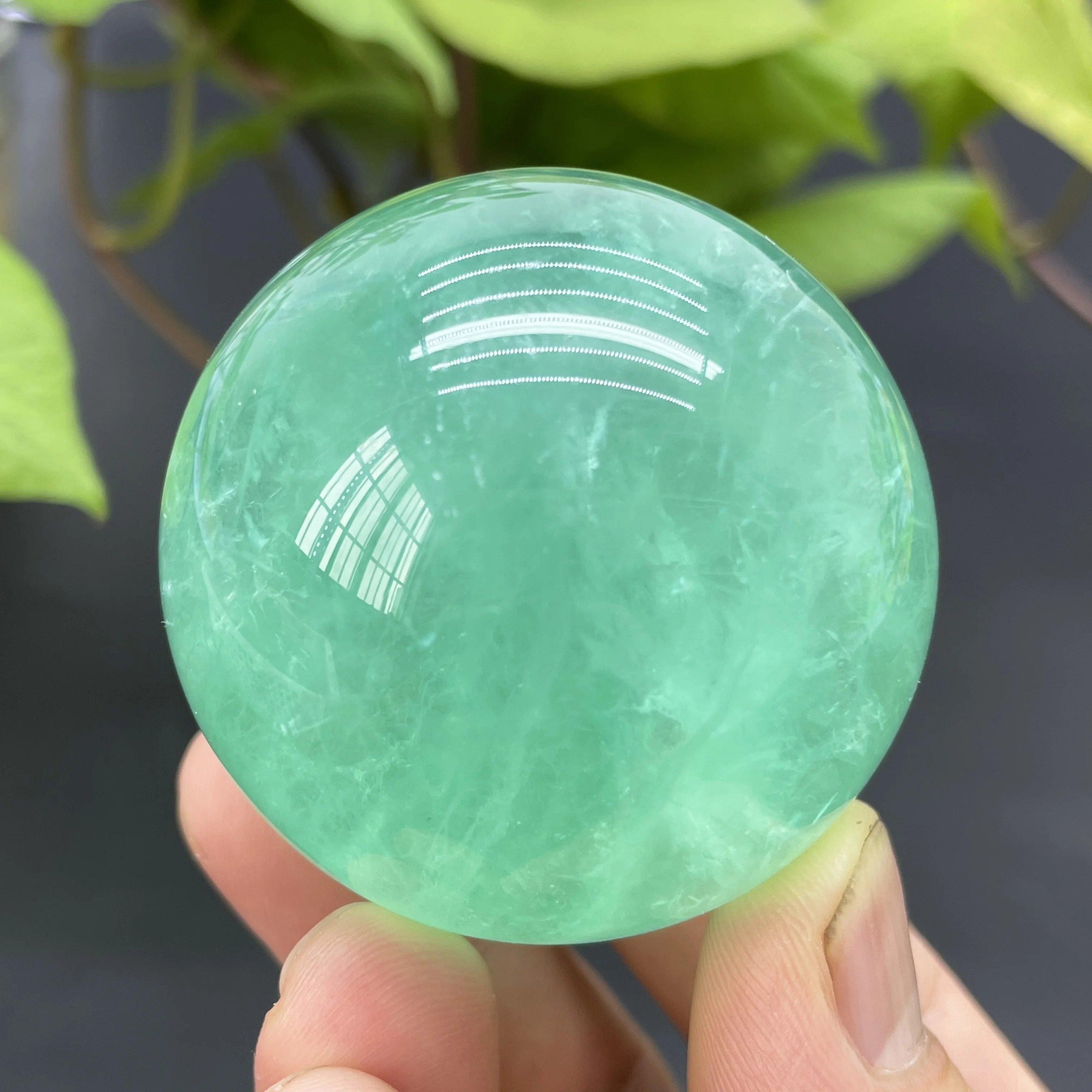 Natural Green Fluorite Sphere Polished Quartz Crystal Ball Feng Shui Witchcraft Home Decor Gift Reiki Healing Stone