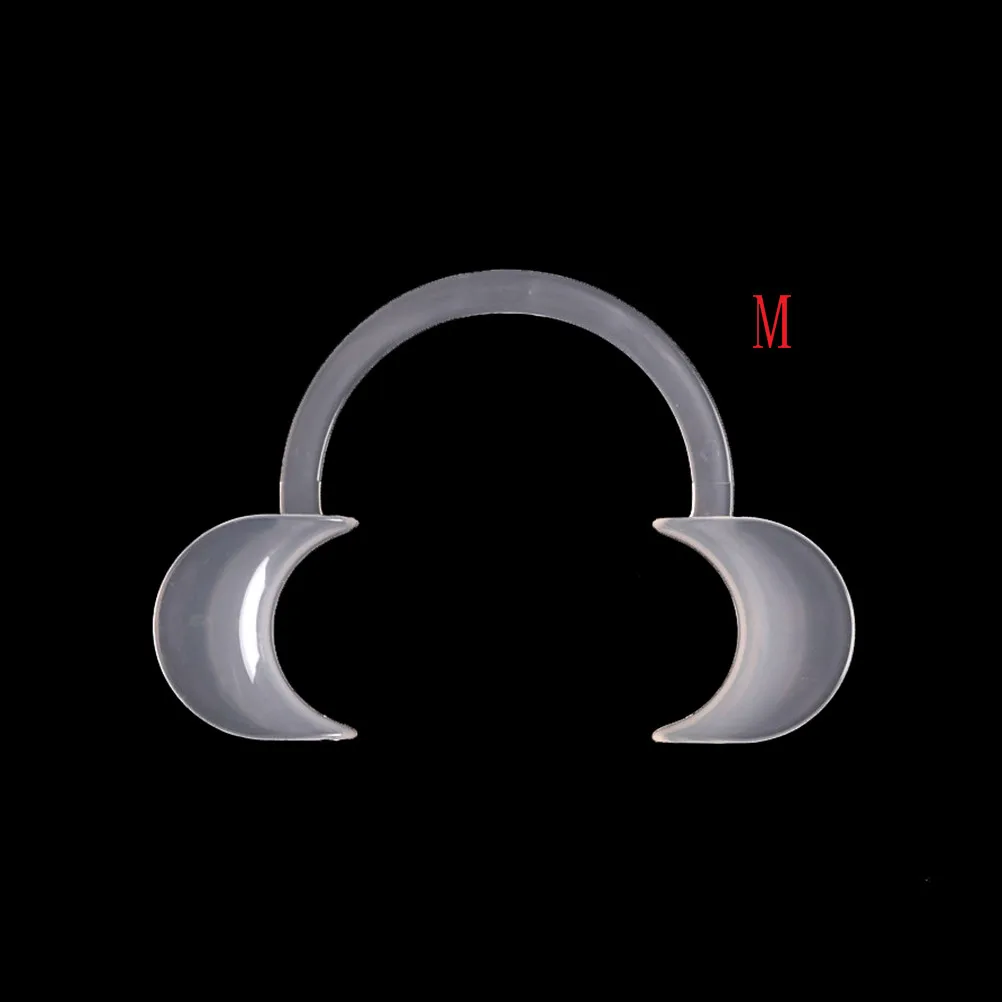 2pcs tipo C abridor de boca dental ortodôntico plástico bochecha lábio retrator