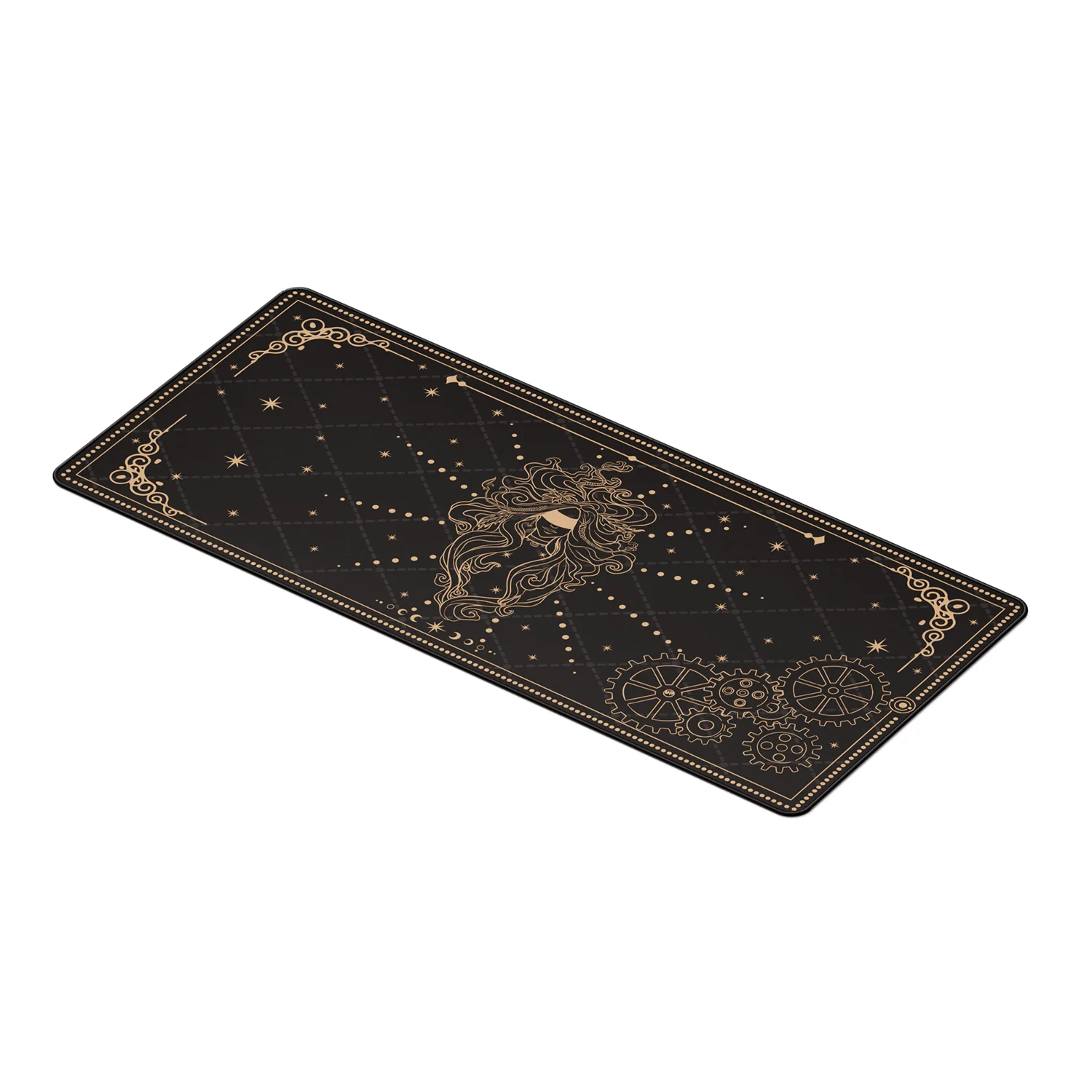 Alfombrilla de ratón Akko con tema de Tarot, teclado antideslizante de tamaño completo para juegos, alfombrilla de ratón de goma, alfombrilla para mesa, alfombrilla para ratón de escritorio de oficina, tamaño grande 90x40cm