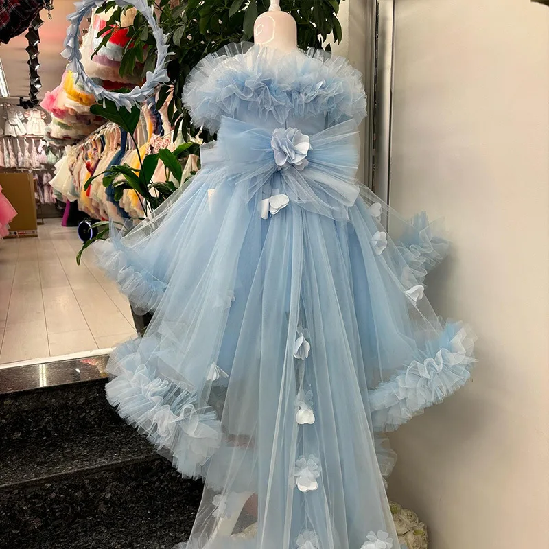 Luxury Dresses for Girl Ball Gown Party Dress for Wedding Dresses  15 Year Old Dress Children Clothes Girl Sukienka Gowns