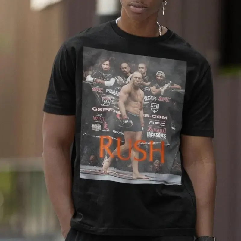 Georges St Pierre Vintage 90S Bootleg Style T Shirt Retro Shi