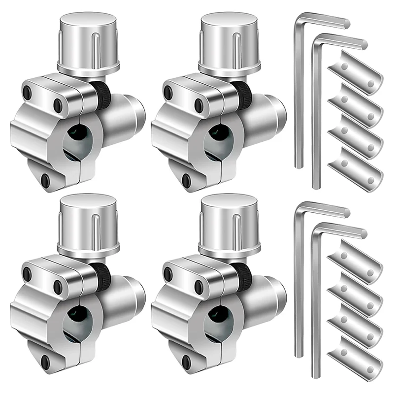 A84E-BPV-31 Line Tap Valve Kit Refrigerator Tap Valve Set For 1/4 Inch, 5/16 Inch, 3/8 Inch Outside Diameter Tube 4Pcs