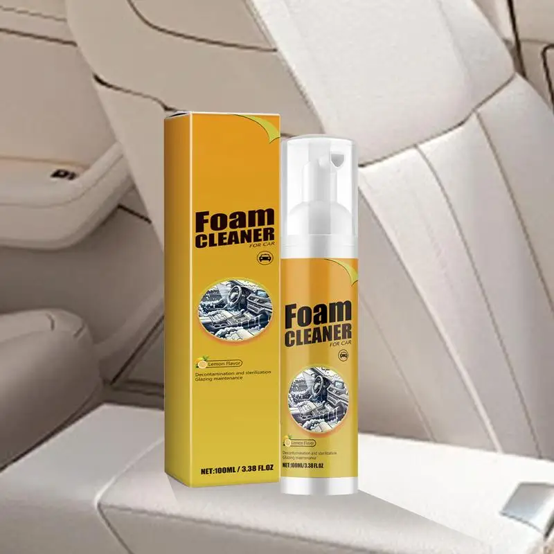 

Auto Interior Cleaner Car Detailer Multipurpose Stain Remover Spray Stain Remover Foam Cleaner Car Cleaning Foam Spray