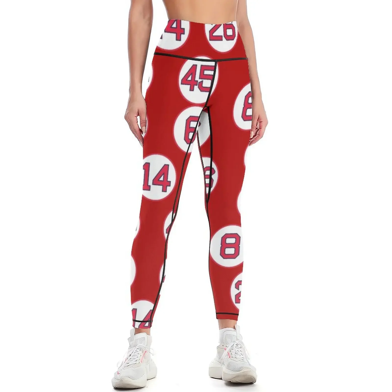 

Boston Retired Numbers Leggings Clothing fitness sportswear woman gym 2025 Womens Leggings