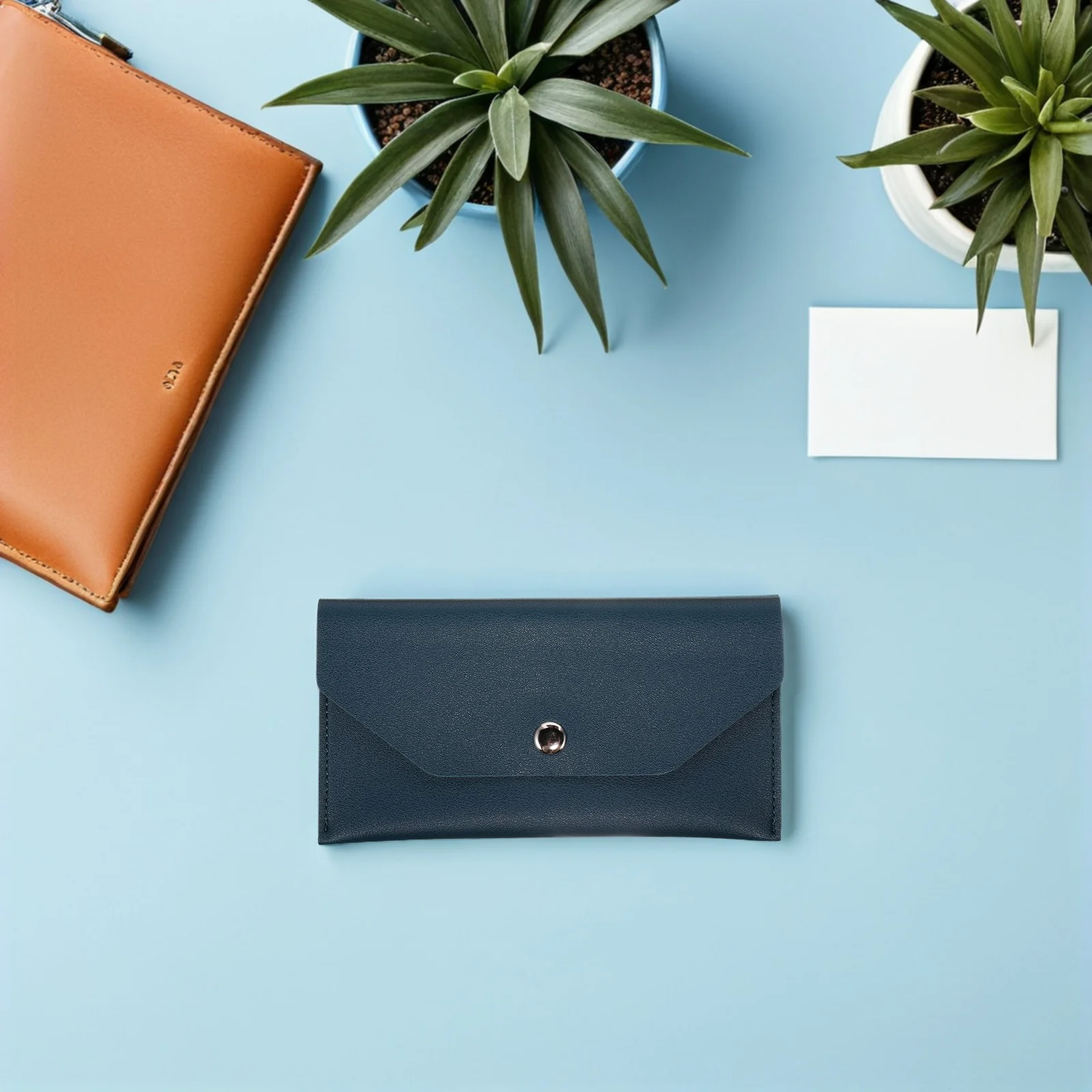 

2Pcs Mini Envelope Wallet Slim Budget Cash Organizer Fake Money Pouch Reusable Financial Planning Cash Storage