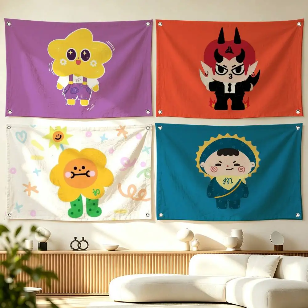 G-GMMTV Thai Drama Logo  Flags Wall Hanging Tapestry Outdoor Garage Room Decorative flag Background Blanket