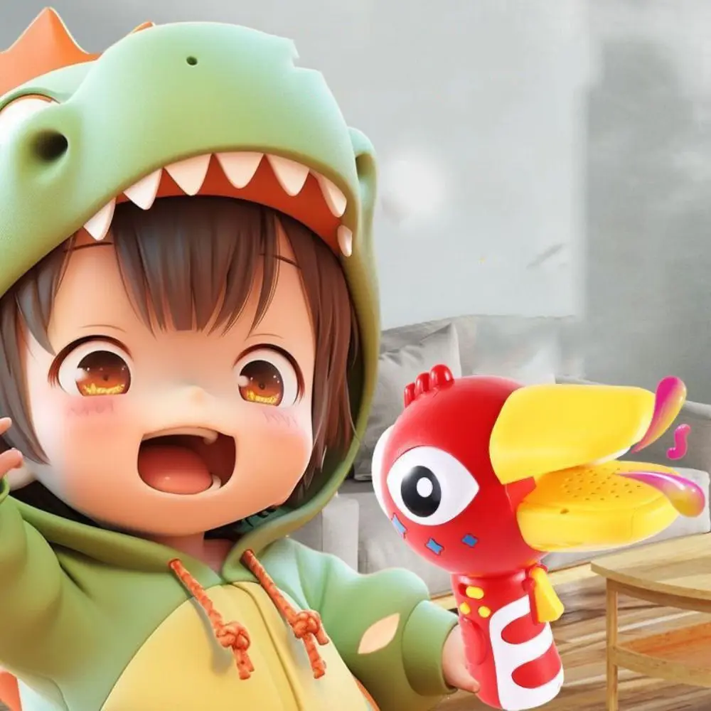 Kunststoff Big Mouth Vogel Lautsprecher Aufnahme Kann Sprechen Cartoon Vogel Wechsler Sound Spielzeug Aussprache Training Elektrische