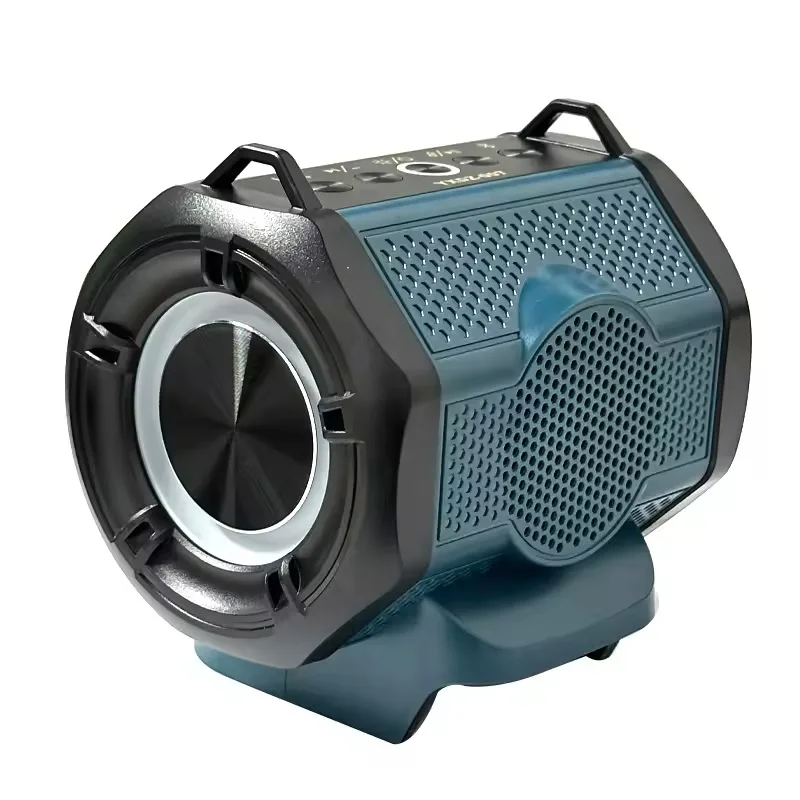Altavoz Bluetooth Inalámbrico Portátil con Subwoofer, Radio FM, Caja de Sonido, Música con Bajos, Lámpara, Caja de Sonido Bluetooth, Columna de Audio