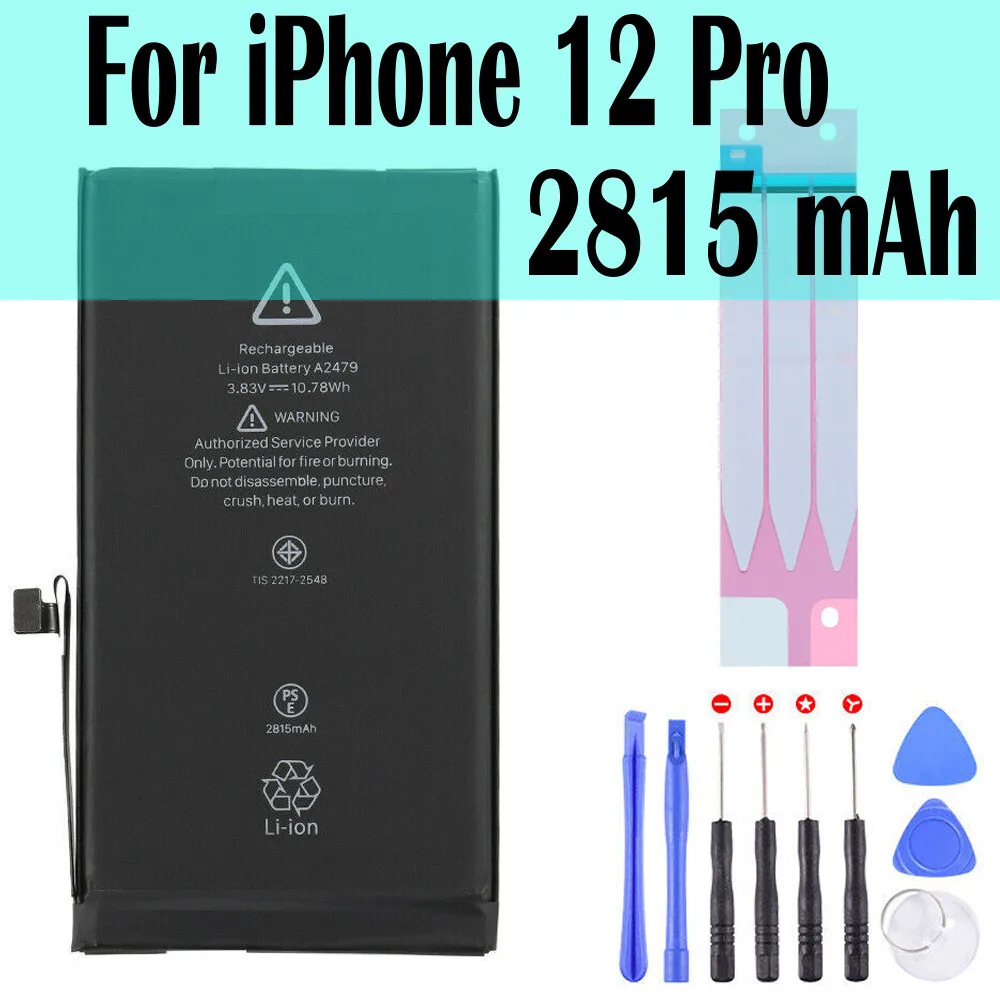 

NEW Replacement For iPhone 12 PRO Internal Battery-2815 MAH