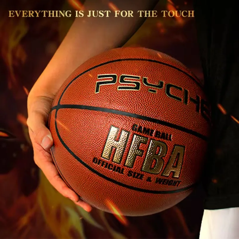 ‌ Баскетбольный мяч с высоким прыжком, официальный размер 7, тренировочный износостойкий баскетбольный мяч из искусственной кожи, домашний уличный баскетбольный мяч